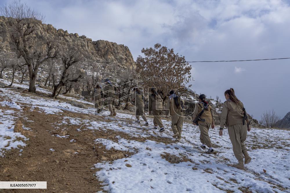 KDPI Military Drill Near Erbil - Iraq