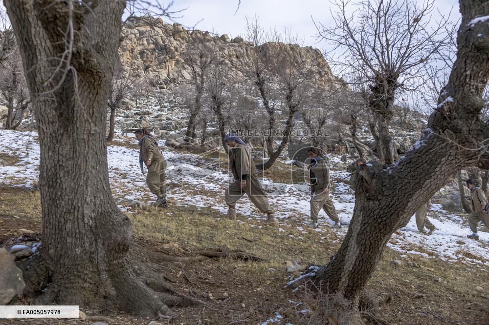 KDPI Military Drill Near Erbil - Iraq
