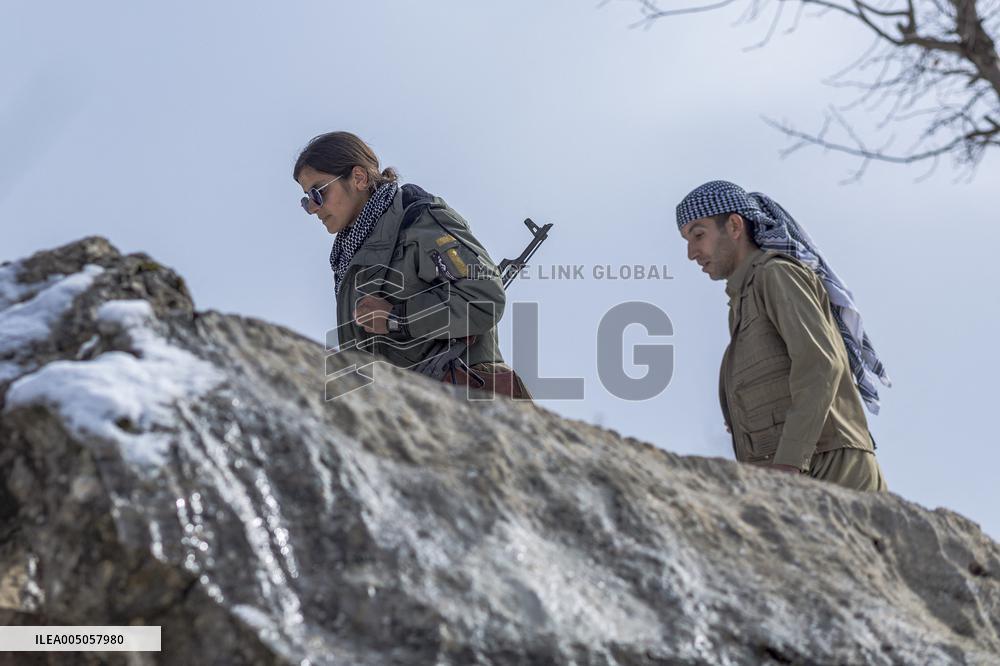 KDPI Military Drill Near Erbil - Iraq