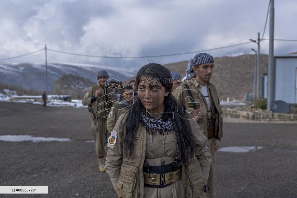 KDPI Military Drill Near Erbil - Iraq
