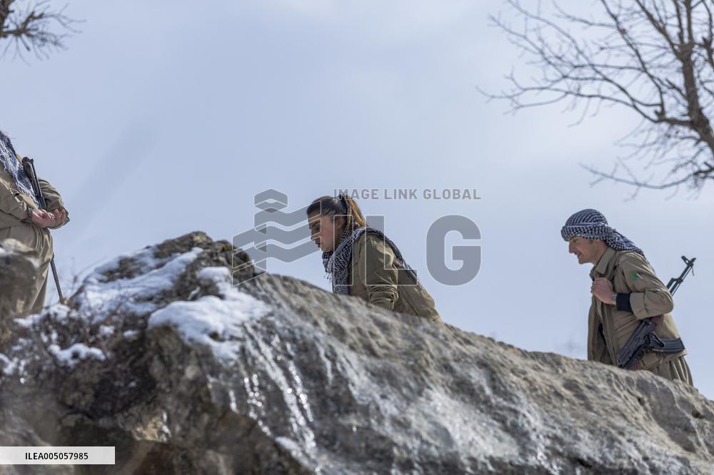 KDPI Military Drill Near Erbil - Iraq