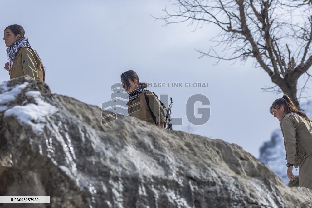 KDPI Military Drill Near Erbil - Iraq