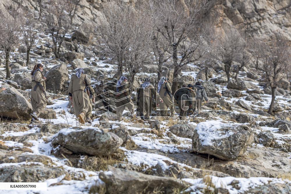 KDPI Military Drill Near Erbil - Iraq