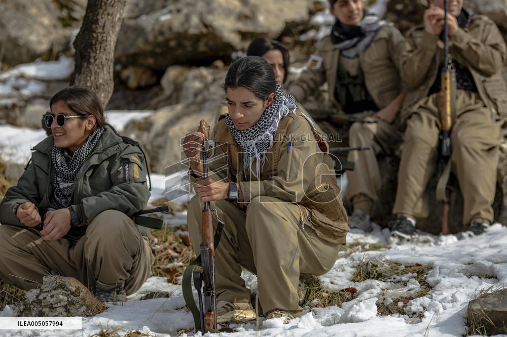 KDPI Military Drill Near Erbil - Iraq