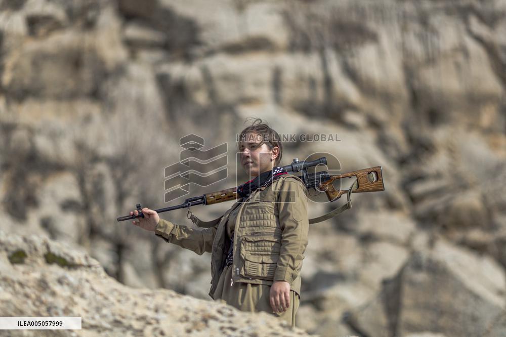 KDPI Military Drill Near Erbil - Iraq