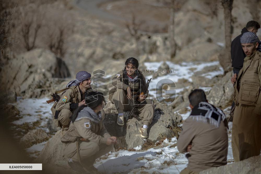KDPI Military Drill Near Erbil - Iraq