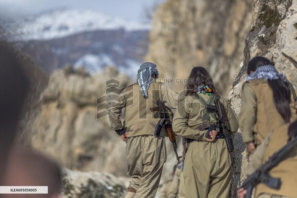 KDPI Military Drill Near Erbil - Iraq