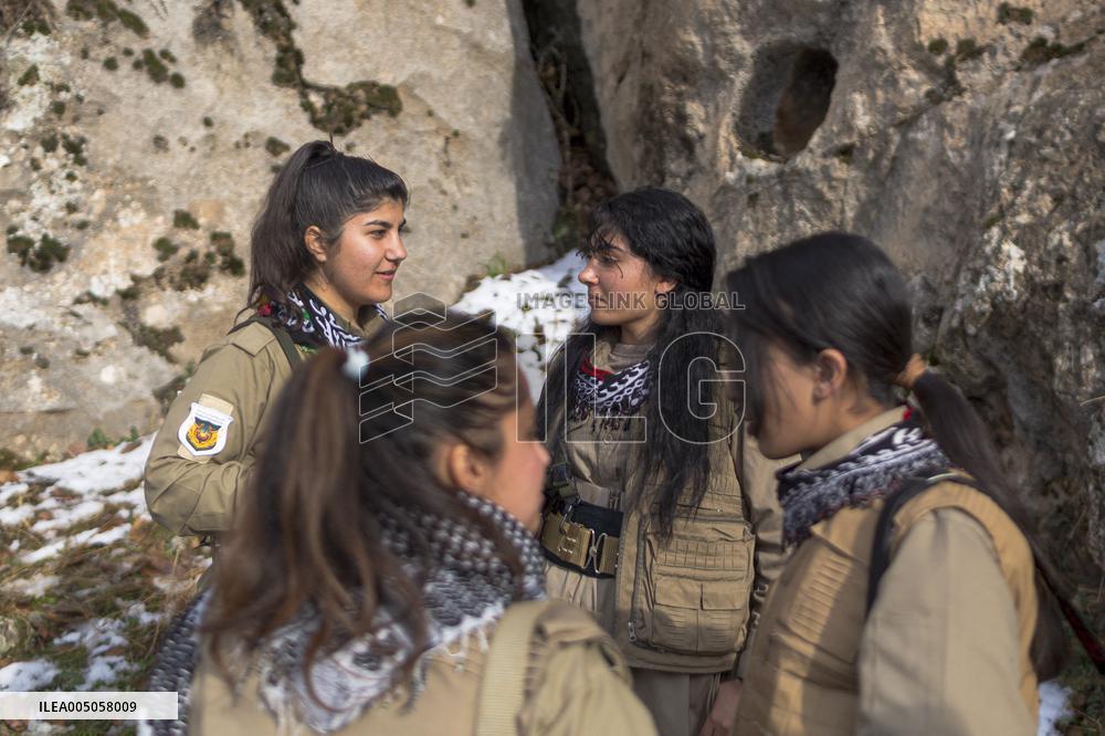 KDPI Military Drill Near Erbil - Iraq