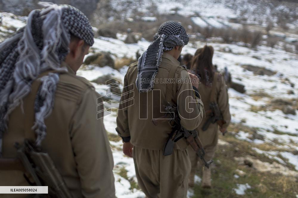 KDPI Military Drill Near Erbil - Iraq