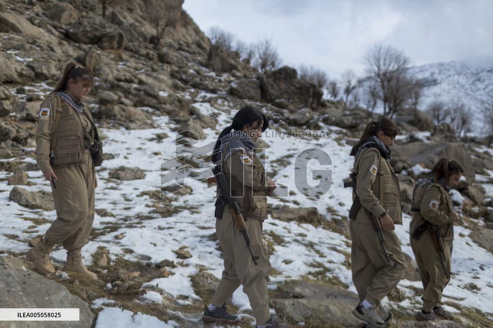 KDPI Military Drill Near Erbil - Iraq