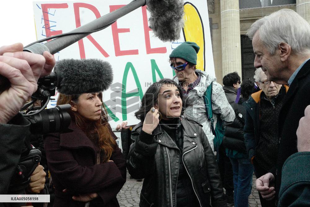 Demonstration Against Repression in Iran - Paris