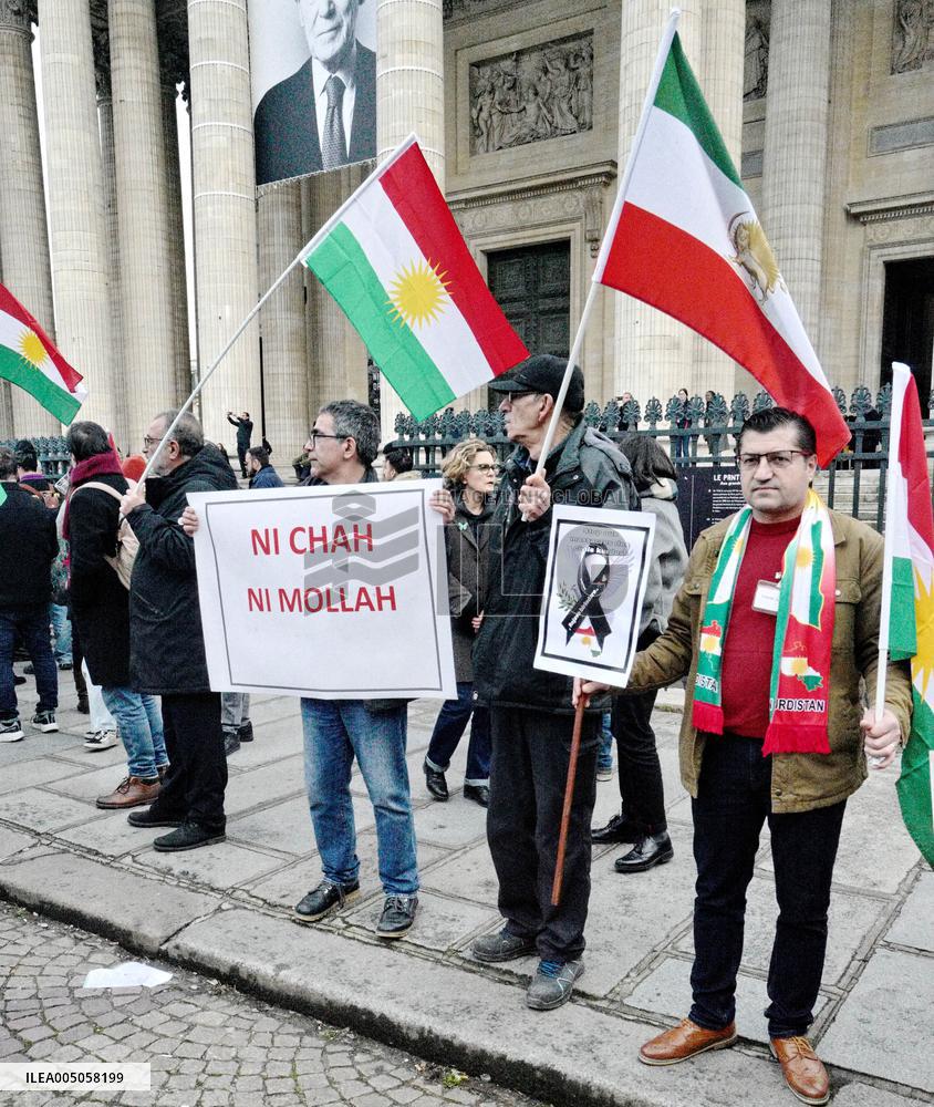 Demonstration Against Repression in Iran - Paris