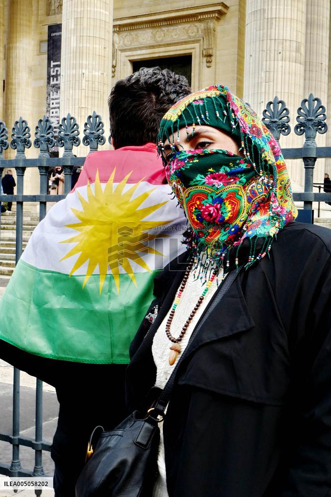 Demonstration Against Repression in Iran - Paris