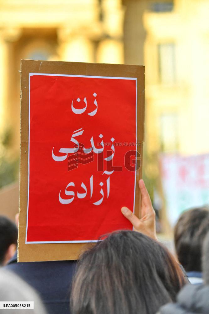 Demonstration Against Repression in Iran - Paris