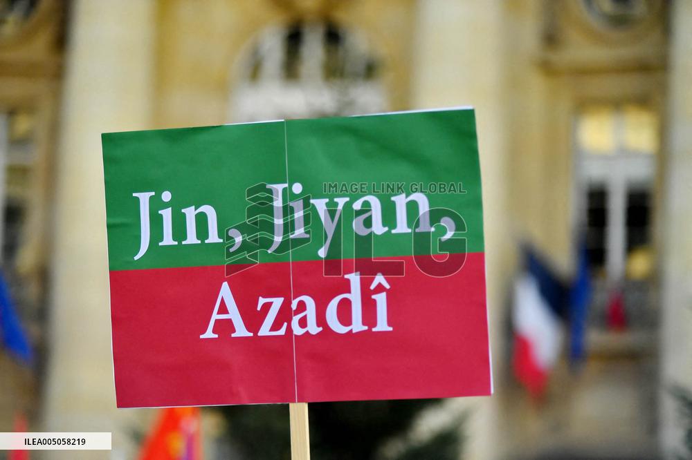 Demonstration Against Repression in Iran - Paris