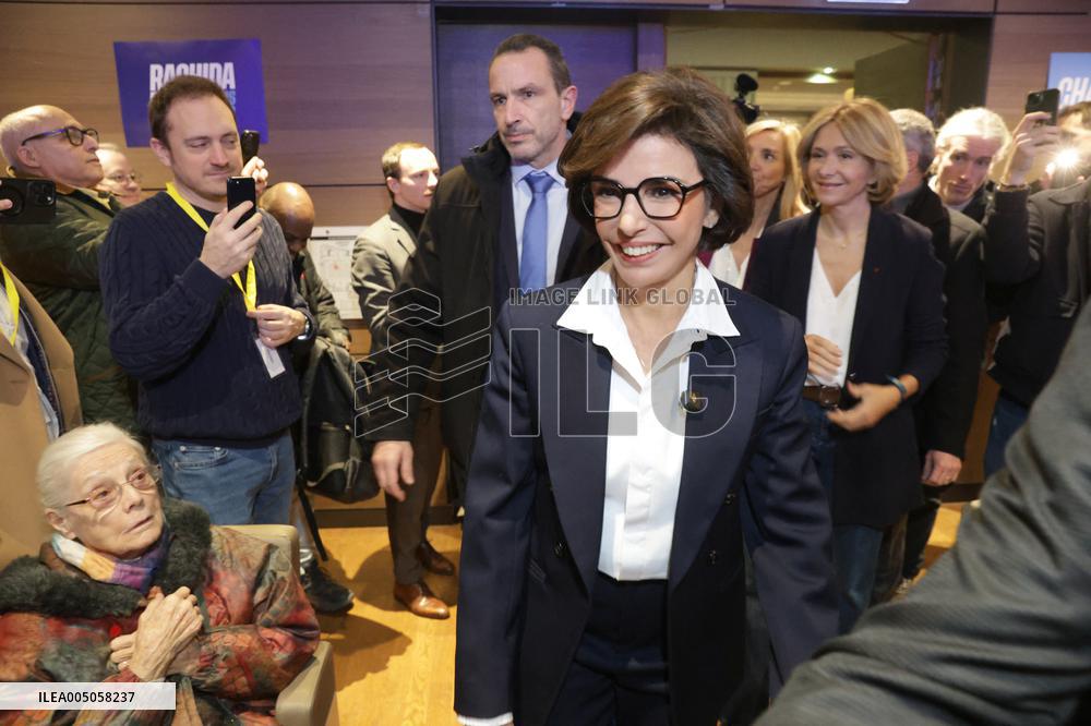 Campaign Launch Meeting for Rachida Dati - Paris