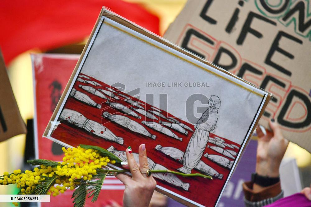 Demonstration Against Repression in Iran - Paris