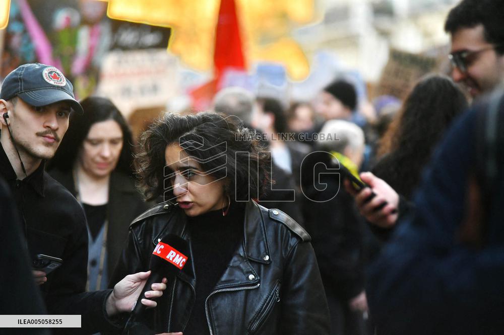Demonstration Against Repression in Iran - Paris