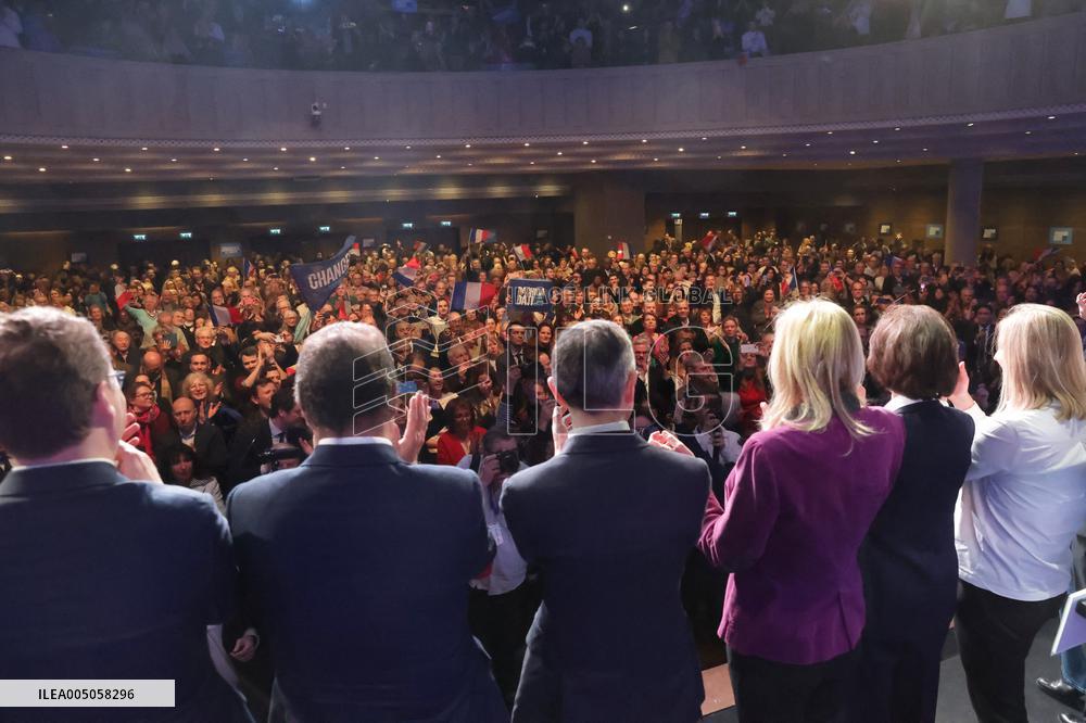 Campaign Launch Meeting for Rachida Dati - Paris