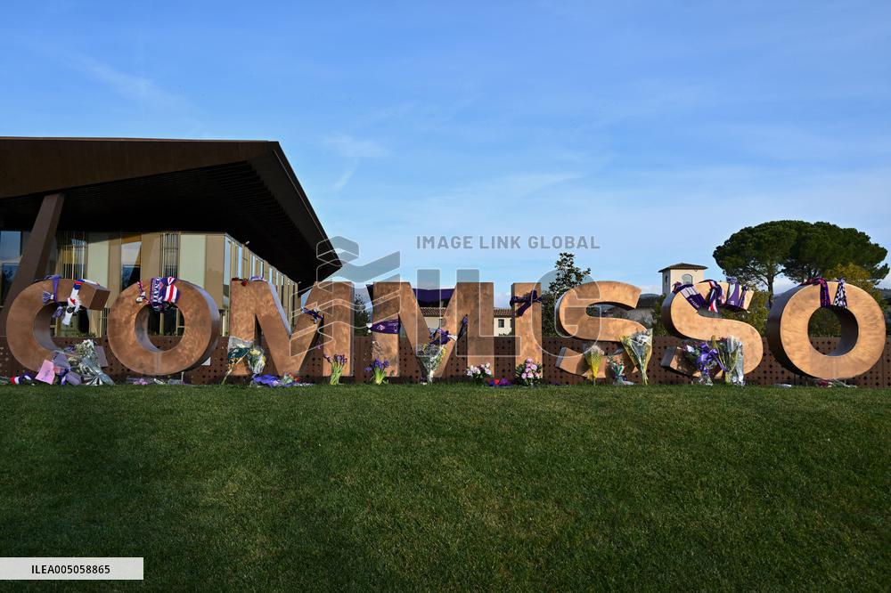 CALCIO - Altro - Tribute in memory of ACF Fiorentina president Rocco Commisso at Viola Park