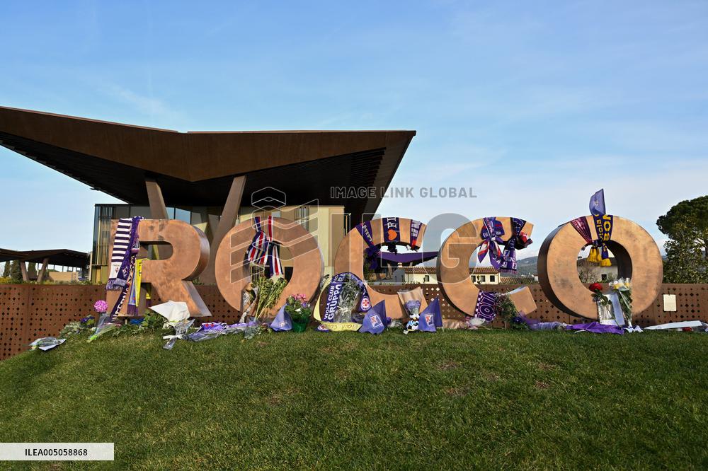 CALCIO - Altro - Tribute in memory of ACF Fiorentina president Rocco Commisso at Viola Park