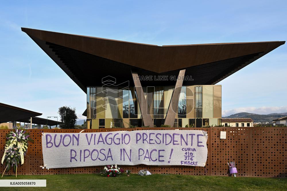 CALCIO - Altro - Tribute in memory of ACF Fiorentina president Rocco Commisso at Viola Park