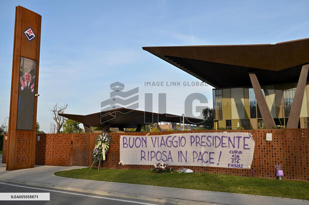CALCIO - Altro - Tribute in memory of ACF Fiorentina president Rocco Commisso at Viola Park