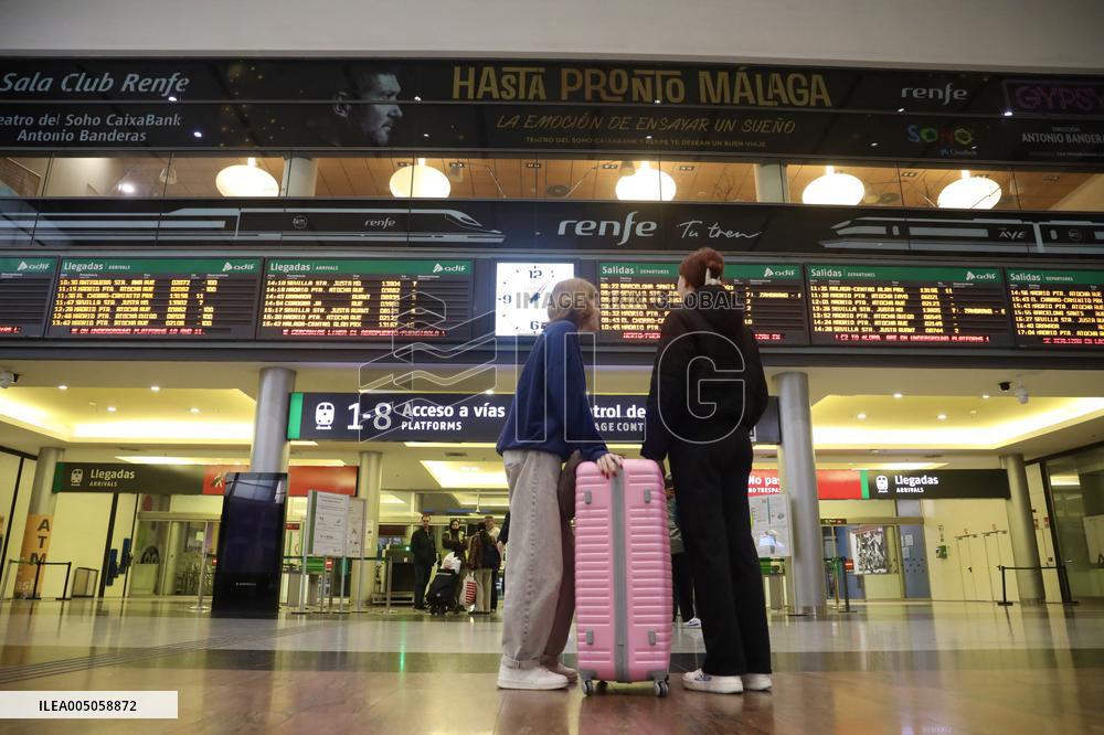 Train Station Affected After Accident in Spain
