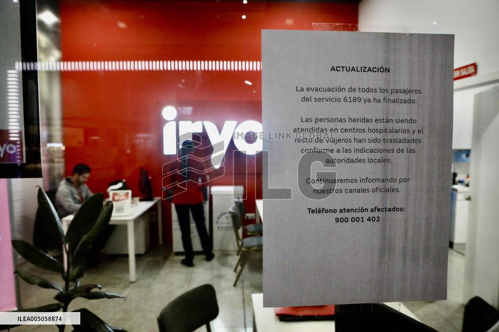 Train Station Affected After Accident in Spain