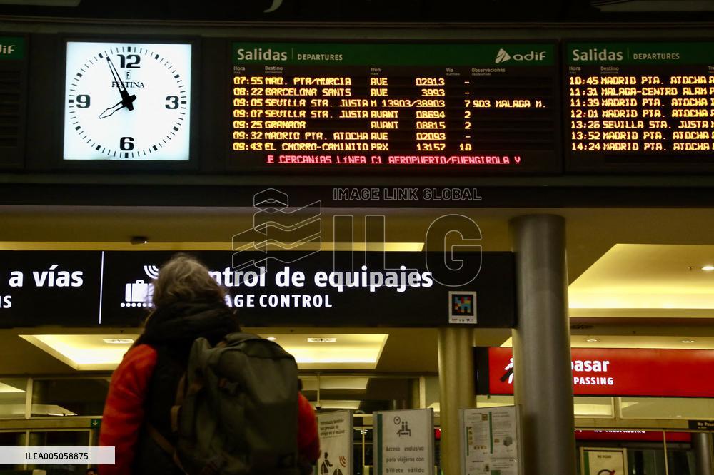 Train Station Affected After Accident in Spain