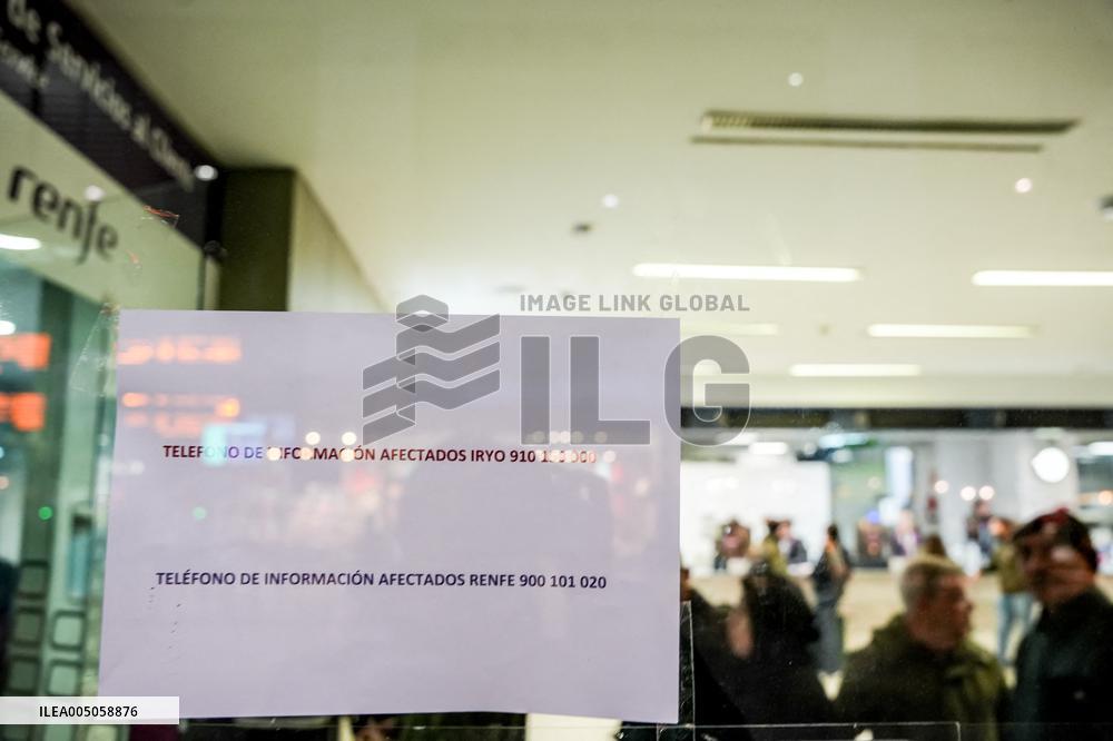 Train Station Affected After Accident in Spain