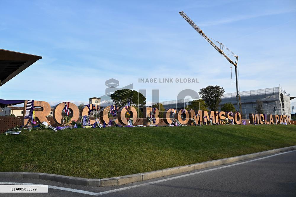 CALCIO - Altro - Tribute in memory of ACF Fiorentina president Rocco Commisso at Viola Park