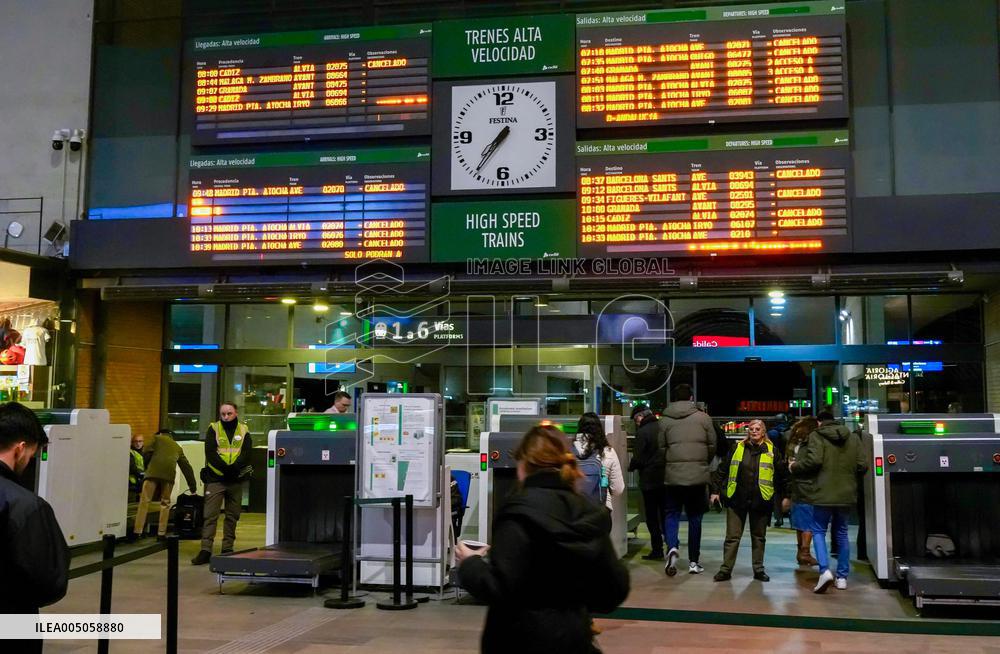 Train Station Affected After Accident in Spain