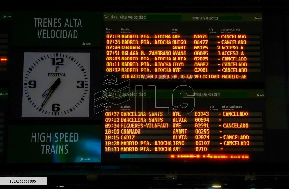 Train Station Affected After Accident in Spain