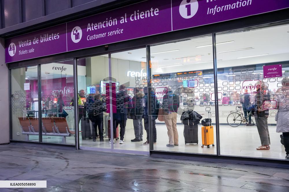 Train Station Affected After Accident in Spain