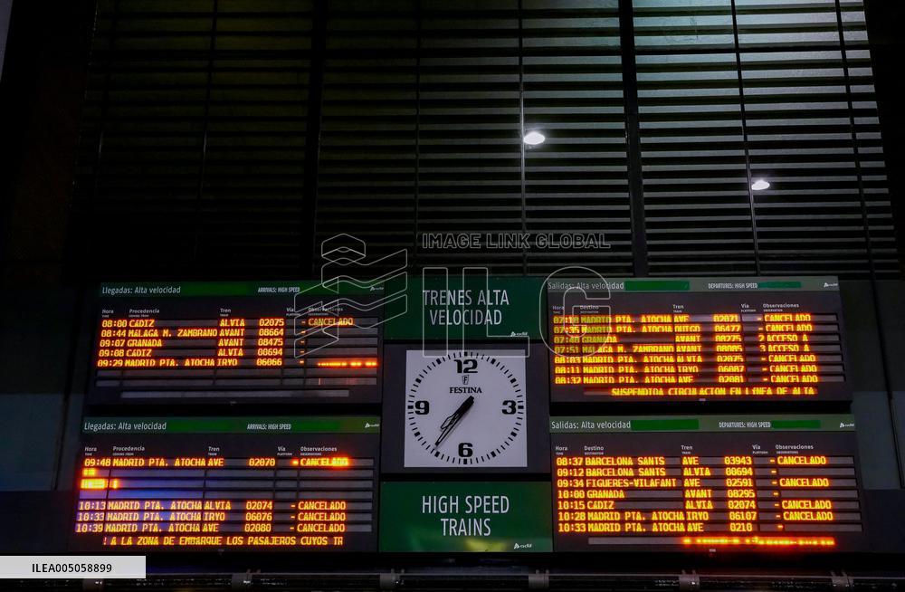 Train Station Affected After Accident in Spain