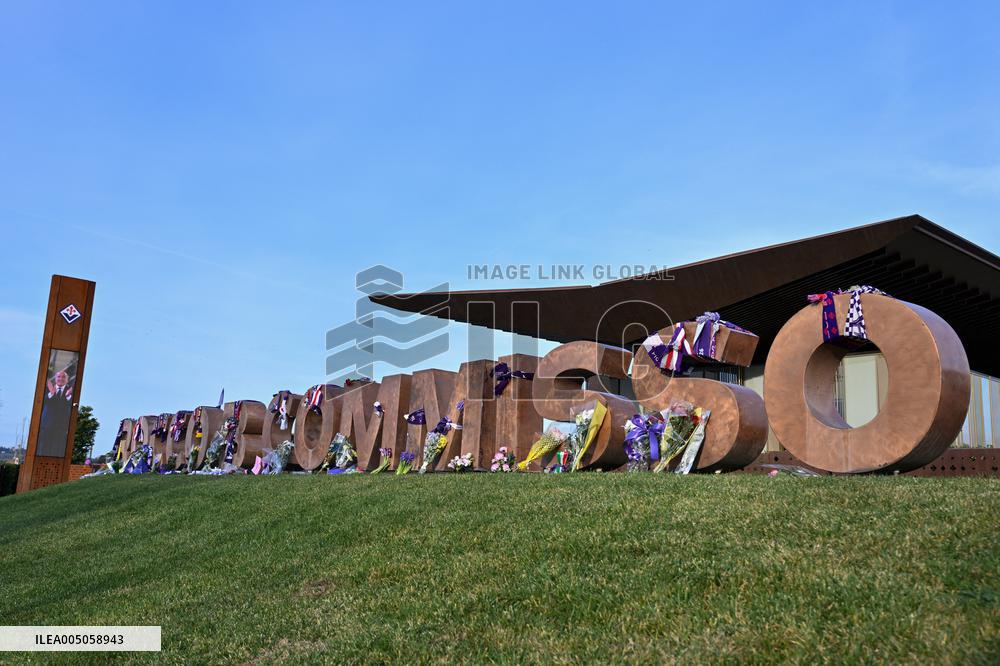 CALCIO - Altro - Tribute in memory of ACF Fiorentina president Rocco Commisso at Viola Park