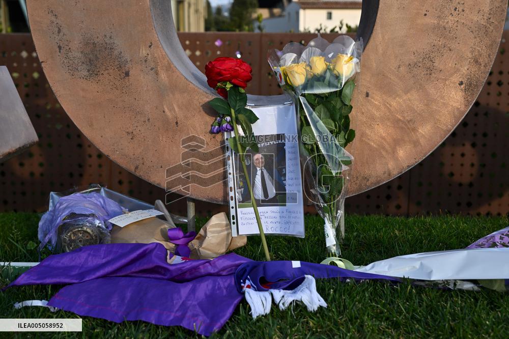 CALCIO - Altro - Tribute in memory of ACF Fiorentina president Rocco Commisso at Viola Park