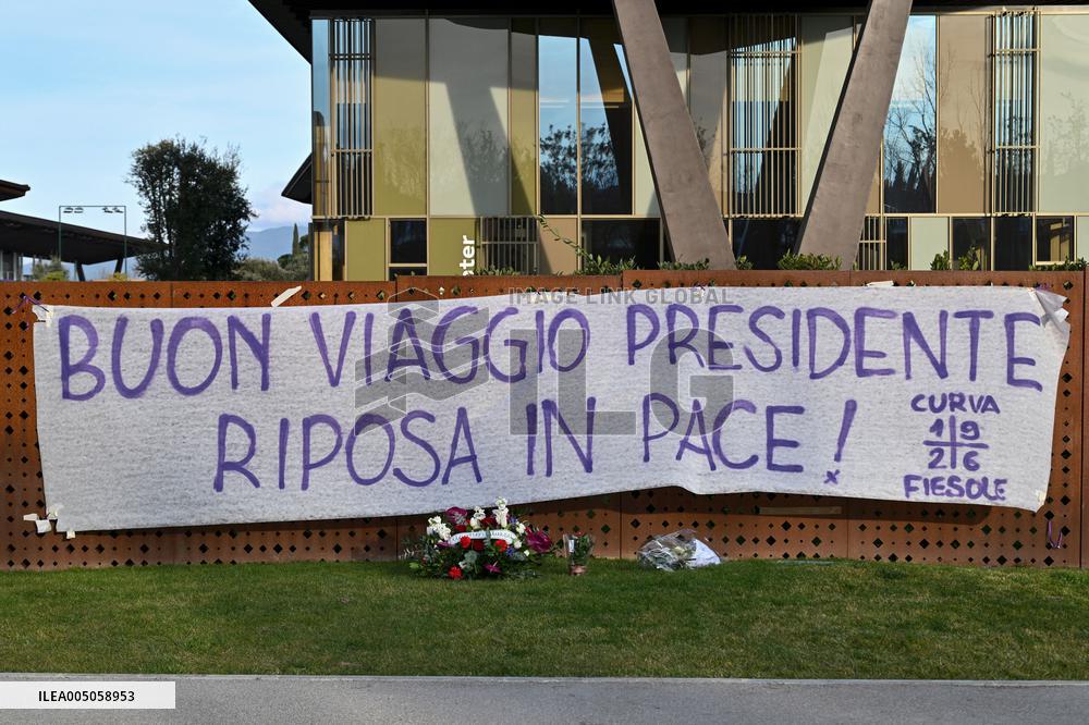 CALCIO - Altro - Tribute in memory of ACF Fiorentina president Rocco Commisso at Viola Park
