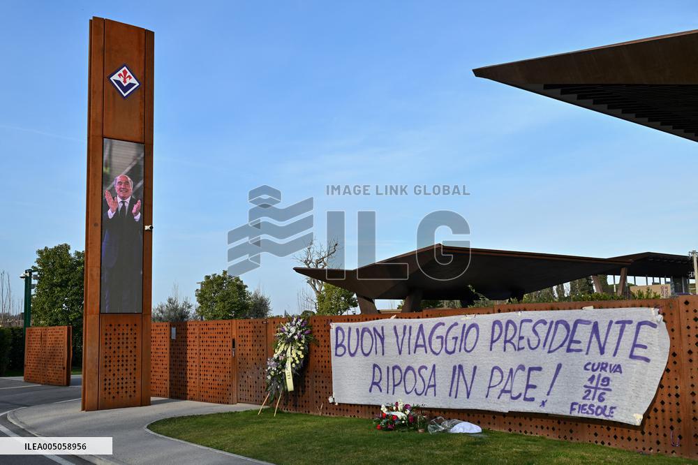 CALCIO - Altro - Tribute in memory of ACF Fiorentina president Rocco Commisso at Viola Park