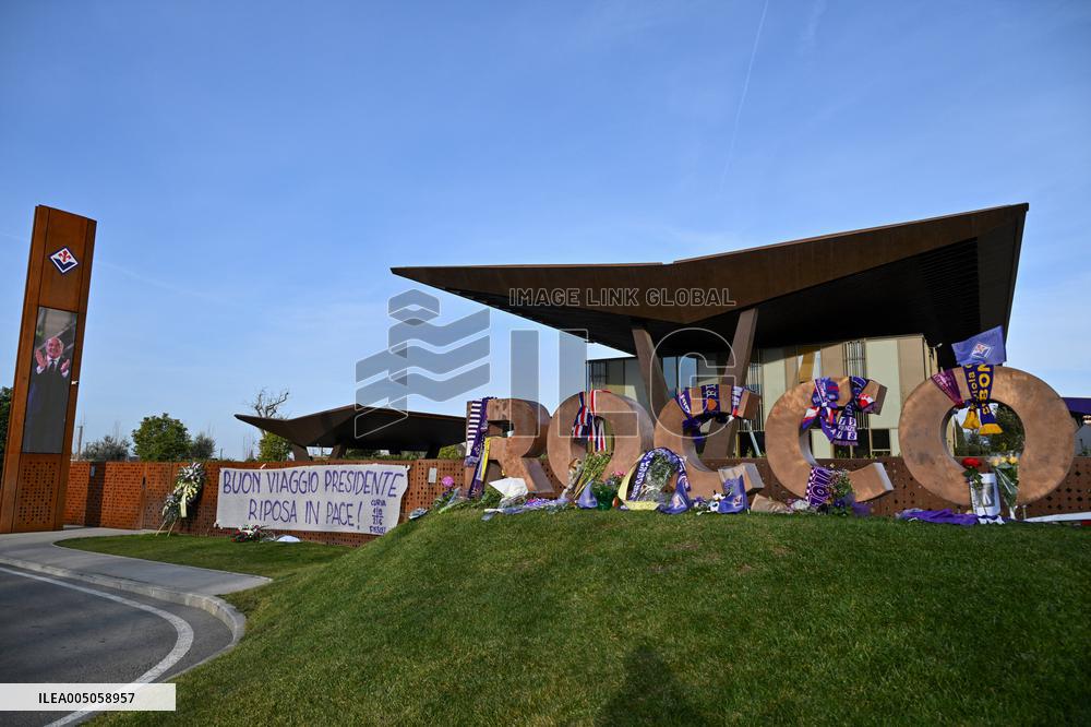 CALCIO - Altro - Tribute in memory of ACF Fiorentina president Rocco Commisso at Viola Park