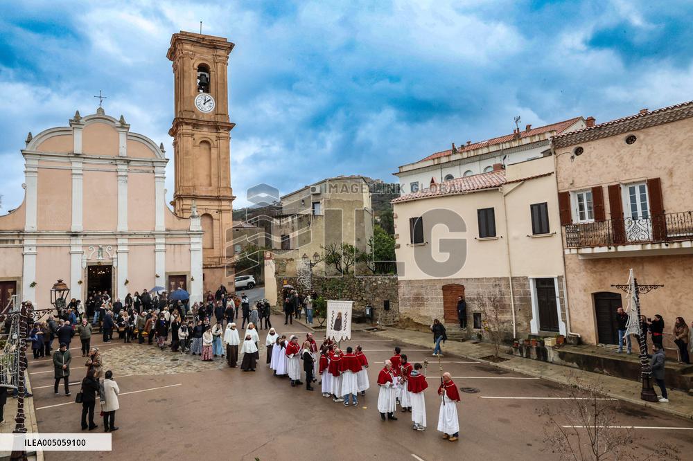 Celebration of The Feast of Saint Anthony Abbot - Corsica