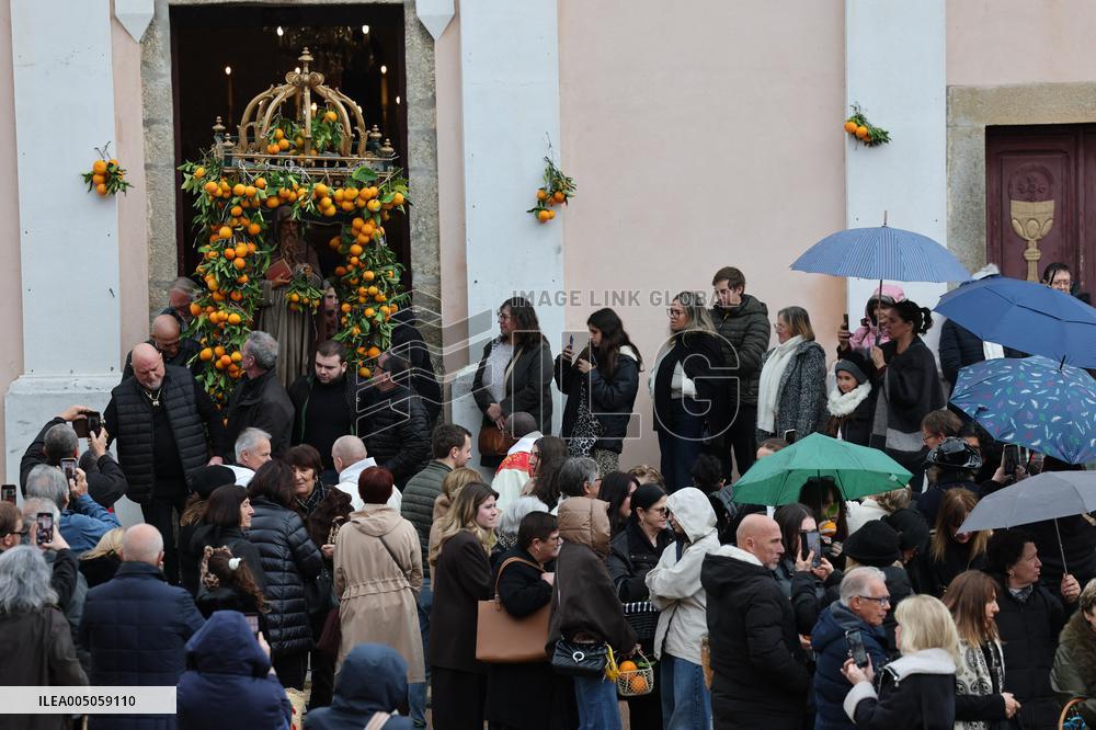 Celebration of The Feast of Saint Anthony Abbot - Corsica