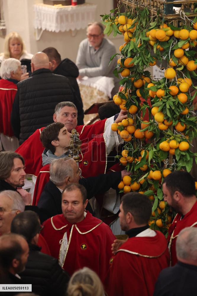 Celebration of The Feast of Saint Anthony Abbot - Corsica
