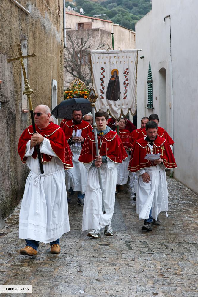 Celebration of The Feast of Saint Anthony Abbot - Corsica