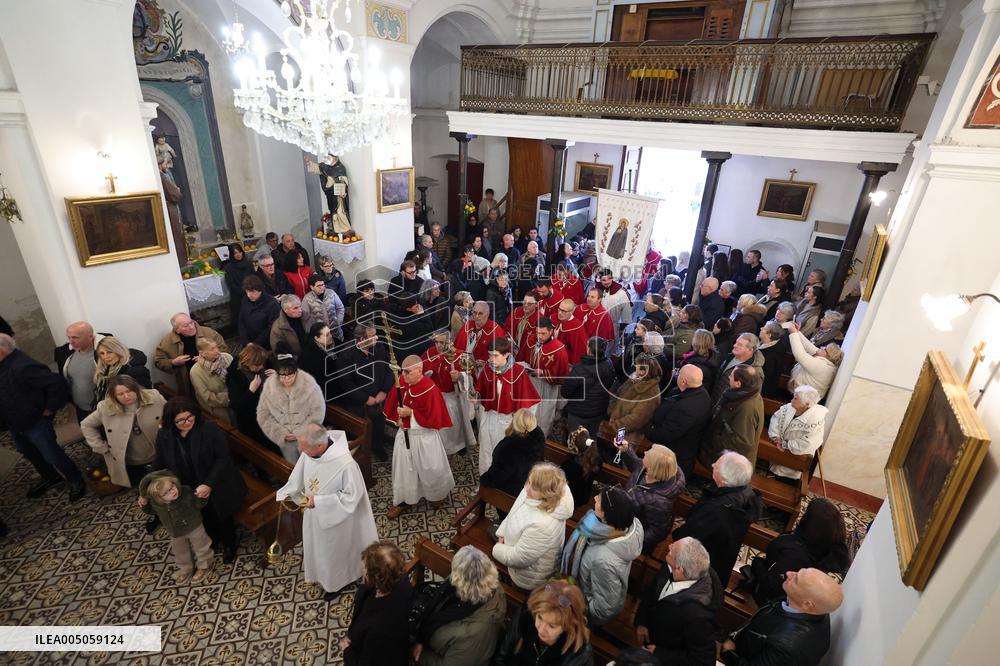 Celebration of The Feast of Saint Anthony Abbot - Corsica