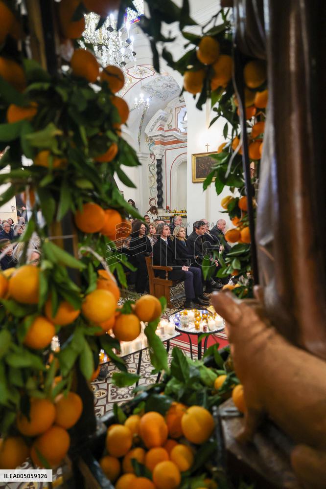 Celebration of The Feast of Saint Anthony Abbot - Corsica