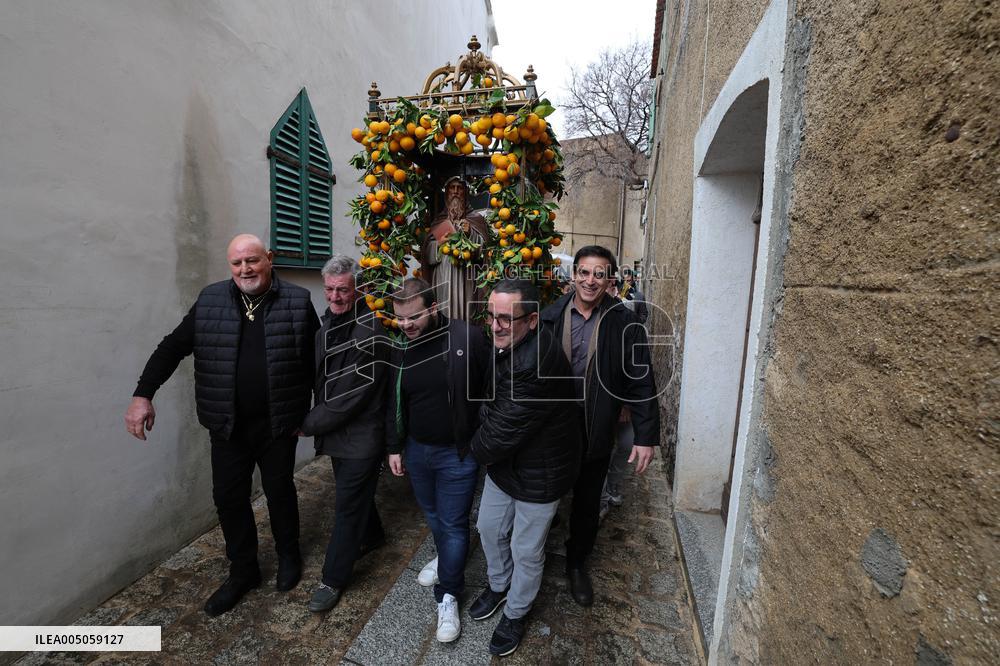 Celebration of The Feast of Saint Anthony Abbot - Corsica