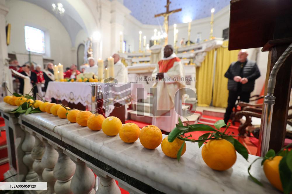 Celebration of The Feast of Saint Anthony Abbot - Corsica