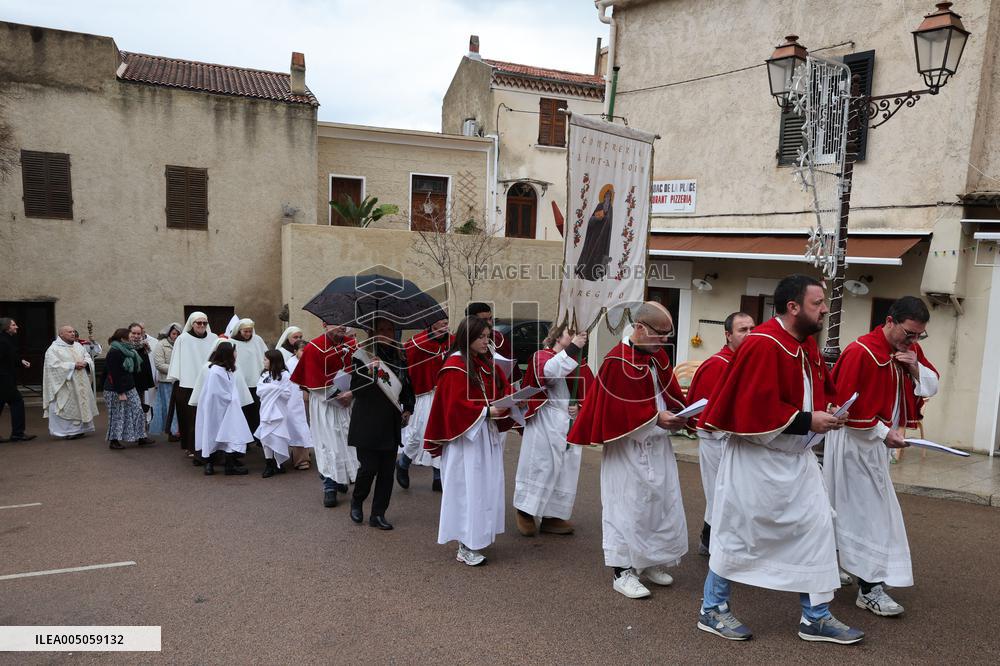 Celebration of The Feast of Saint Anthony Abbot - Corsica